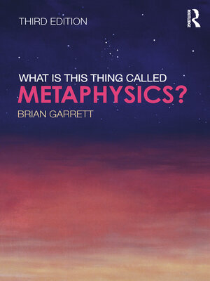 cover image of What is this thing called Metaphysics?